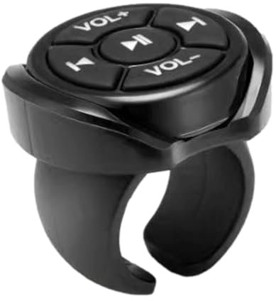 Media Button - Control Music Calls, Motorcycle Wireless Button | Car Steering Wheel Remote Button, Smart Mobile Wireless Media Press, Wireless Audio Remote Control for Car Motorcycle Bike Cycling