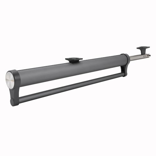 MAFAGE Ausziehbare Kleiderstange für Schrank, Teleskop Kleiderstange 442mm | Aluminium-Kunststoff-Konstruktion, Belastbarkeit bis 25 kg, leichtgängiger Auszug, ausziehbar für Garderobenschrank
