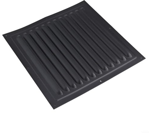 Yhenlovtt Stilvolles Design, Lüftungsschlitz-Abdeckung, Lüftungsschlitz, Grillabdeckung, 250 x 250 mm, quadratisches Metallgitter für Wände und Decken, Badezimmer, Zuhause, Küche