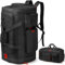 TAIHOYIN 70L Sporttasche Herren Extra Groß Reisetasche Rucksack mit Schuhfach Wasserdicht Fitness Trainingstasche Damen Weekender Duffel Bag für Gym, Reise, Sauna, Schwarz
