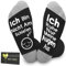 Dealswin Geschenke Lustige Socken für Papa Väter Vatertag Geburtstag Weihnachten Weihnachts Valentinstag Männer Herren Opa Lustig Geschenk, Ich Bin Nicht Am Schlafen Ich Ruhe Nur Meine Augen Aus