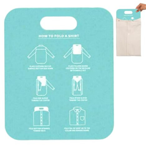 Planche pliante pour vêtements – Organisateur de vêtements pliés | Planche à dossiers pour chemises, planche à plier pour chemises, dossier à vêtements pour t-shirts, aide au durable, planches