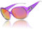 DUCO Vintage Sonnenbrille für Damen Frauen Retro Sonnenbrillen mit UV400 Schutz Klassisch Rahmen Designer-Stil 6214 (Farbverlauf Lila Rahmen Revo Rot Linse)