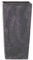 Stolmet Tall Flower Pot, Square Planter, Suitable for Indoor and Outdoor Usage, Perfect for Home and Garden Decoration, Capacity of 2L to 91.5L (Anthracite Concrete Effect, 49 Litres)