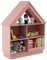 COSTWAY Kids Bookshelf, 3-Tier Children Bookcase Toy Storage Shelf with 5 Cubes, Wooden Doll House Book Shelf for Kids Rooms, Playroom, Nursery, Classroom