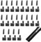Reißverschluss Reparieren,20 Sets reißverschluss reparaturset, Metall reissverschluss reparatur set Fix,Reißverschluss Stopper Retainer für Jacken Oberbekleidung DIY Nähen Zipper Repair Kit