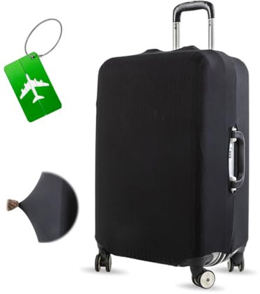 GIDWRIY Schutzhülle Koffer ElastischKofferhülle Kofferschutzhülle,Reisekoffer Schutzhülle,Koffer-Abdeckungen,Luggage Cover Protector,Gepäckabdeckung Waschbar mit 1 Gepäckanhänger-XXL(29-32 Zoll)