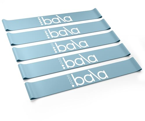 Bala Bands Resistance Bands, Elastic Booty Bands for Home Workouts, 5 Pack
