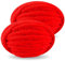 DISDADA Dicke Wolle zum Handstricken 2 StüCk 500g, Chunky Yarn Wolle zum HäKeln, Flauschig Weiche XXL wolle dick für Decke Sockenwolle Schal Mütze (Leuchtendes Rot)