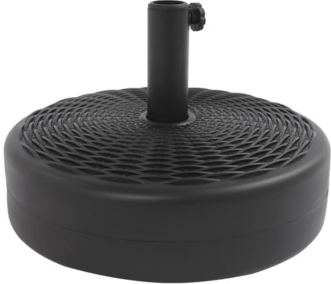 Etrhdfyts Befüllbar Sonnenschirmständer Balkon Run Rattan 3.4-3.8cm- oder 4.4-4.8cm-Schirm-Geeignet Schirmständer Sonnenschirm Gartenschirm Ständer