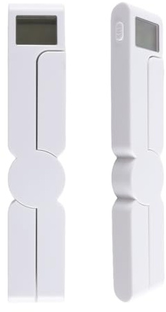 Ausi Compact Folding Digital Kitchen Scale Portable Food Scale for Baking, Cooking, Coffee & Diet Tracking (White)