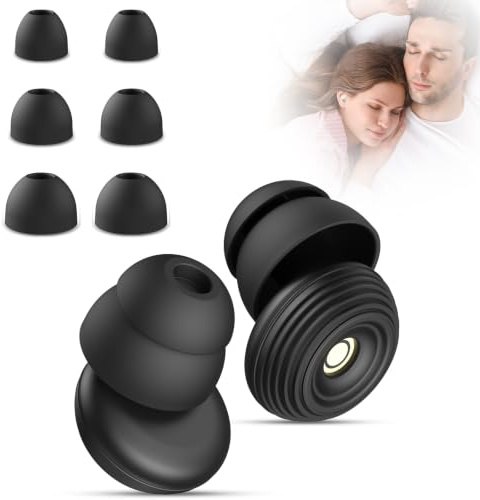 Ohrstöpsel zum schlafen, Ohrstöpsel Gute Nacht 45dB Gehörschutz Schlafen Ohrenstöpsel, Earplugs Noise Cancelling Wiederverwendbare Soft mit Tragetasche, Gut zum Schlafen, Reisen, Konzentration