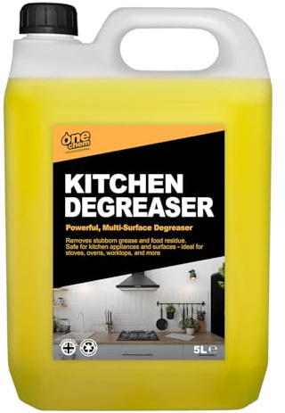 One Chem Professional Kitchen Degreaser, 5 Litres, Multi-Surface Grease Remover for Stoves, Ovens and Worktops