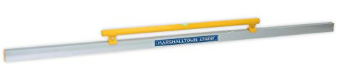 Marshalltown Ezyscreed Betonbodenlatte mit Wasserwaage, Aluminium, Maße: 1200x50x40 mm