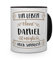 printplanet® Tasse mit Namen Daniel - Motiv Sinnlos - Namenstasse, Kaffeebecher, Mug, Becher, Kaffeetasse - Farbe Schwarz