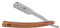 Urbane Men Straight Cut Throat Razor Rasiermesser (Wooden Effect - Plastic)