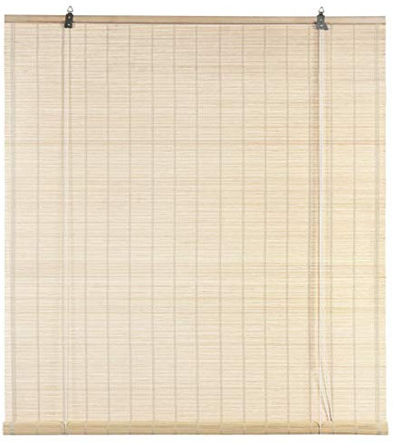 STI Tapparella avvolgibile bambù MOD Orchidea 100x160cm Tenda a Rullo Bamboo Arredamento Casa Stile Protezione Luce