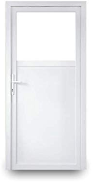 EcoLine Nebentür - Nebeneingangstür - Tür - 2-Fach, 1/3 Glas, 2/3 Füllung, außenöffnend innen weiß/außen: weiß BxH: 900 x 2000 mm DIN Rechts