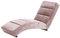 Unbekannt SalesFever Relaxliege Chaiselongue Rose Samt Metall, Stoff, Samt L = 60 x B = 170 x H = 82 Rose