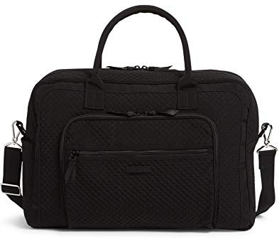 Vera Bradley Damen Polyester Weekender Travel Bag Reisetasche, Schwarz