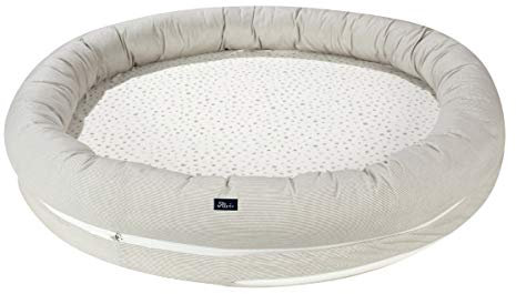 Alvi Schlummernestchen XL Laufgittereinlage Aqua Dot Ø 100 cm | 403960016