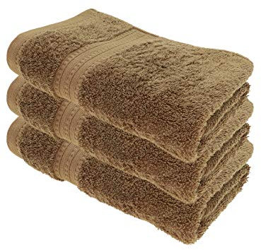 Julie Julsen Bio Duschtuch-Set 3 STK. 70x140 Walnuss 100% Baumwolle Frotte 550g/m²