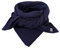 Glückspilz IMusselin Tuch Damen | Musselin Schal Damen | 130 x 130 cm | Schals & Tücher für Damen | Baumwolle | Musselintuch | XXL | I Navy