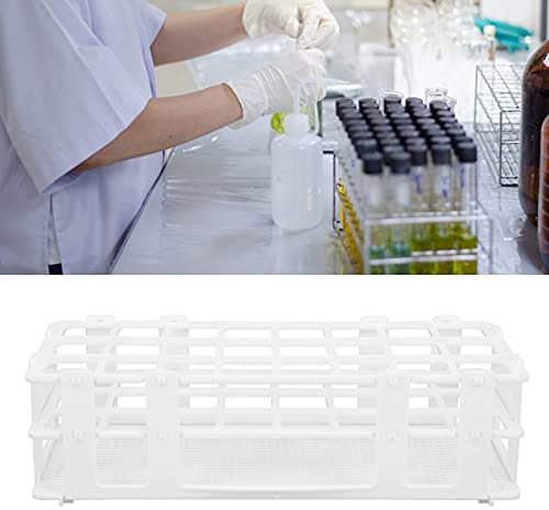 ASHATA Reagenzglasständer 24-Loch abnehmbar für 25 mm und darunter die Reagenzgläser für das Labor