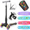 BOLDCUBE Teeny Fold | 3 Räder Kinder Roller | 3-8 J. | Klappbar | LED Leuchtenden Räder | Lenker Höhenverstellbar 61 bis 79 cm