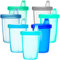 Youngever Lot de 7 Enfant Sippy Cups, Sippy Cups pour Enfant, Tasse d'apprentissage, Set de Gobelets en Plastique (Coastal)