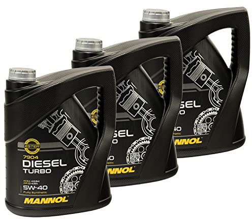 Motoröl MANNOL 5W40 Diesel Turbo API CI4/ SN 3 X 5 Liter