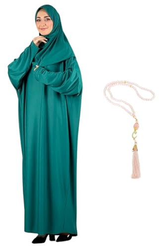 Modish Group Damen Gebetskleidung Mit Hijab Rosenkranz, Muslim Kleidung Für Frauen, Türkisch Muslimische Lang Kleider Set, Abaya Jilbab, Islamische Burka, Ramadan