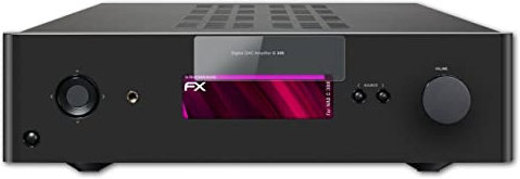 atFoliX Glasfolie kompatibel mit NAD C 388 Panzerfolie, 9H Hybrid-Glass FX Schutzpanzer Folie