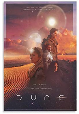 NANXIANG Filmposter Dune Classic Sci Fi Filmposter Kunst Poster Leinwand Gemälde Dekor Wanddruck Foto Zuhause Modern Dekorative Poster 20 x 30 cm