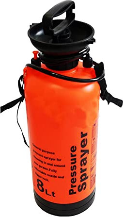 Dapetz ® Pressure Sprayer 8l Bottle Water Spray Pump For Fertiliser, Pesticides, Fungicides, Cleaning Weed Killerspump Action Pressure Sprayer Watering Plants Indoor Or Outdoor.