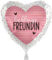 Folienballon Lieblingsfreundin Geschenk Ballon Geburtstag für Freundin, Tochter und Mutter -Made in EU- ungefüllt, Helium geeignet