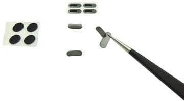 ZG0I7 Kopfhörer-Netzfilter für Airpords Pro Reparaturteile, Ersatz, staubdichtes Filterwerkzeug-Set, 2 Paar mit antistatischer Edelstahl-Pinzette