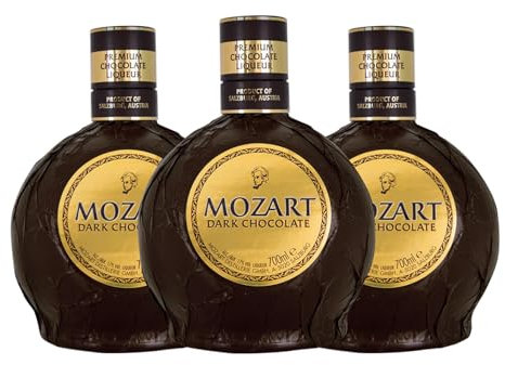 Crema de Licor Suntory Mozart Chocolate Black 70 cl (Caja de 3 Botellas de 70 cl)
