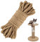 Corda di Iuta 10 mm Corda di Canapa 25 M Spago per Decorazioni Corda Tiragraffi per Gatti Corda Nautica Spago Juta per Fai Da Te Decorazione Domestica Artigianato Giardinaggio Tiragraffi