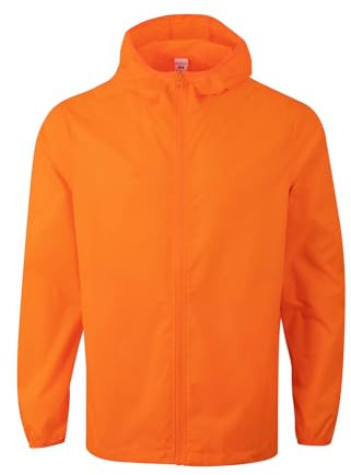 Mukua Mixte Stockton, Cortavientos Unisex Coupe-vent, Orange Fluo, S EU
