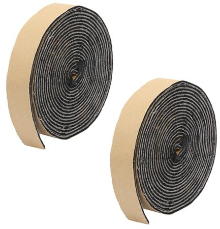 NIYANGLE 2 Pièces Bande Adhésive Détanchéité En Caoutchouc Colle Pour Rétroviseur Joint De Fenêtre De Voiture Corde En Butyle Butyle Camping-car Auto Phare Caoutchouc Butyle