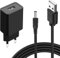 Bouge 5V 2A Netzteil für Yealink, GEQUDIO, Snom, Fanvil, Grand-Stream,Yealink T54W, TP-Link und andere IP Telefone Ersatzkabel Ladekabel Universal Ladegerät Netzkabel Schwarz