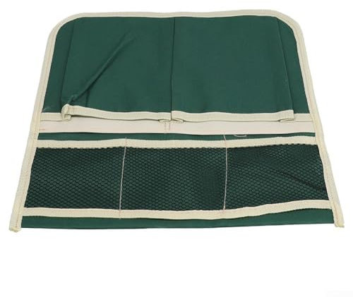 Sgabello da giardino portatile con borsa per attrezzi impermeabile, custodia pieghevole per esterni, comodo per lavori di giardinaggio