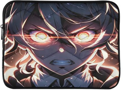 Laptop-Hülle mit Anime-Charakteren, niedlich, ästhetisch, Laptophülle