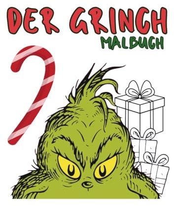 Der Grinch: weihnachten mit dem Grinch zum ausmalen