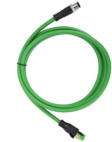 RIZGHWOY M12 RJ45 -Stecker Ethernet -geschütztes Kabel 24 AWG Draht IP67 Wasserdicht