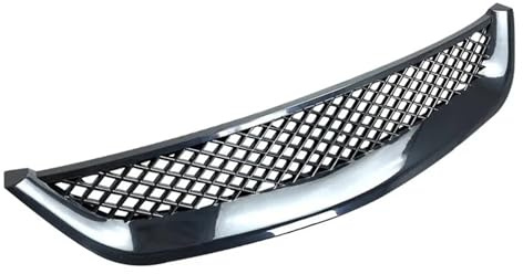 rejilla del radiador del automóvil Parrilla automotriz, modificación de la rejilla de entrada de aire y piezas de automóvil compatibles con Honda Civic 01-03 Rejilla de Coche de automóvil(ZW-pitch dar