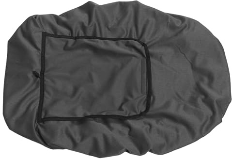Kisangel Pare-soleil pour Poussette Gris, Capote de Protection Solaire Anti-uv Légère et Respirante, Accessoire Pliable pour Promenades, Festivals et Voyages en Extérieur