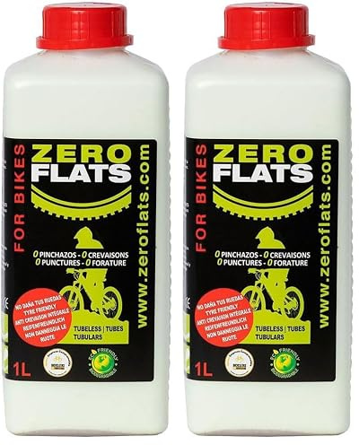 Zero Flat Liquide Anti crevaison 1000ml (Lot de 2)