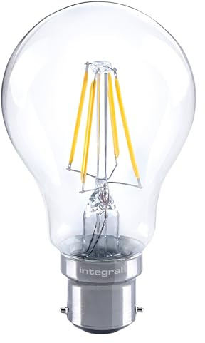 Classic Globe (GLS) Filament B22 Bayonet DIMMABLE LED Bulb 4.5W (40W) 2700K.